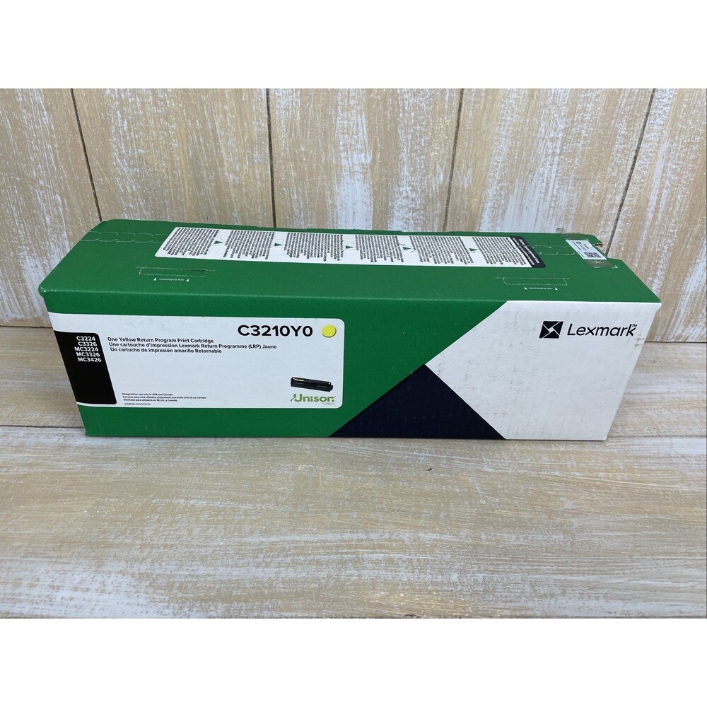 Genuine Lexmark C3210Y0 Yellow Color Toner Cartridge *New Sealed